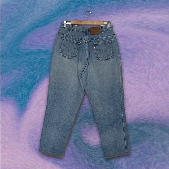 ♥︎ Levi’s RARE 631 Vintage Orange/White Tab Jeans ♥︎ - Picture 5 of 5